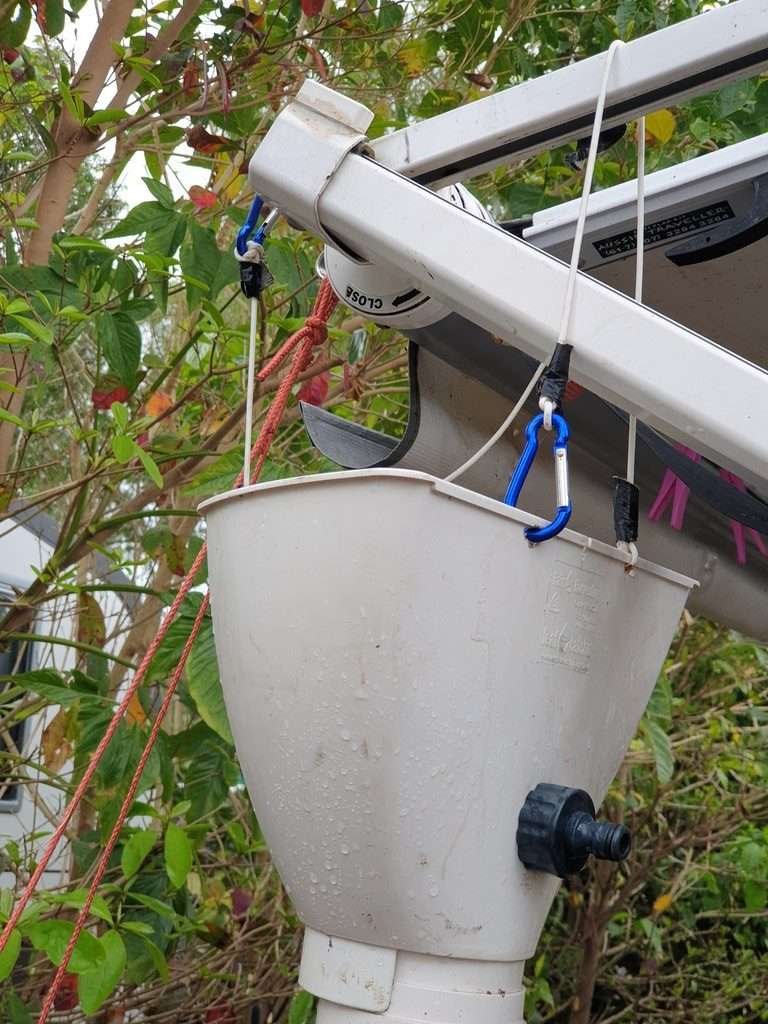rainwater caravan RV rainwater catcher filter
