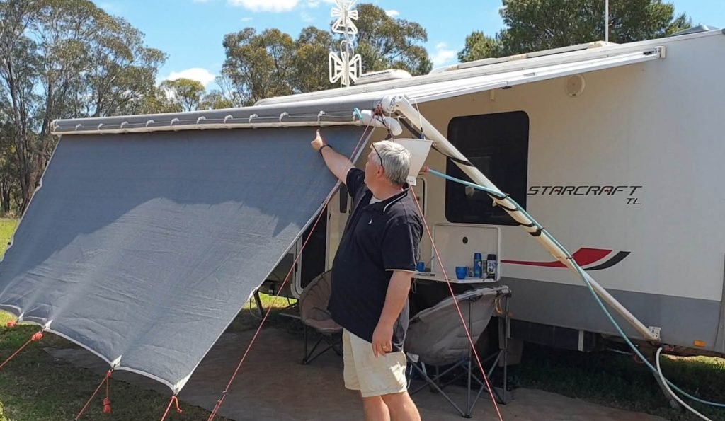 caravan Rainwater gutter