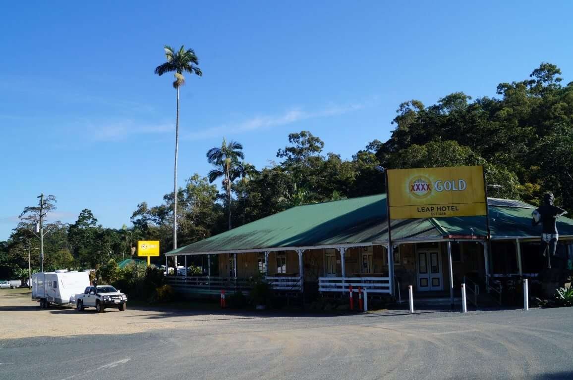 24hr Free Camp Leap Hotel Mackay Queensland Fulltime Caravanning