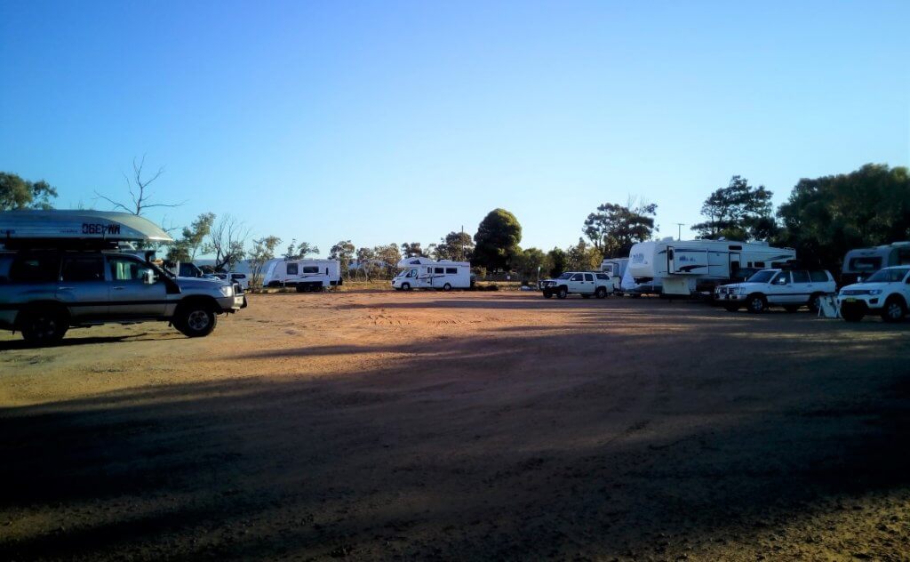 Port Augusta sports club camping