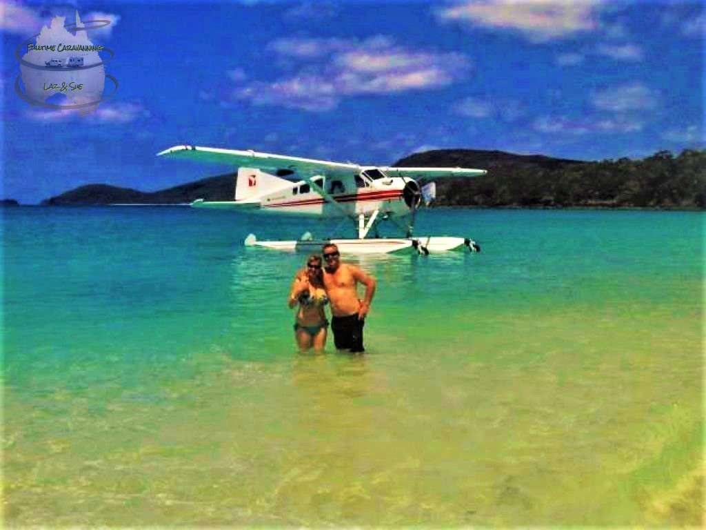 Whitsundays White Haven Beach sea plane