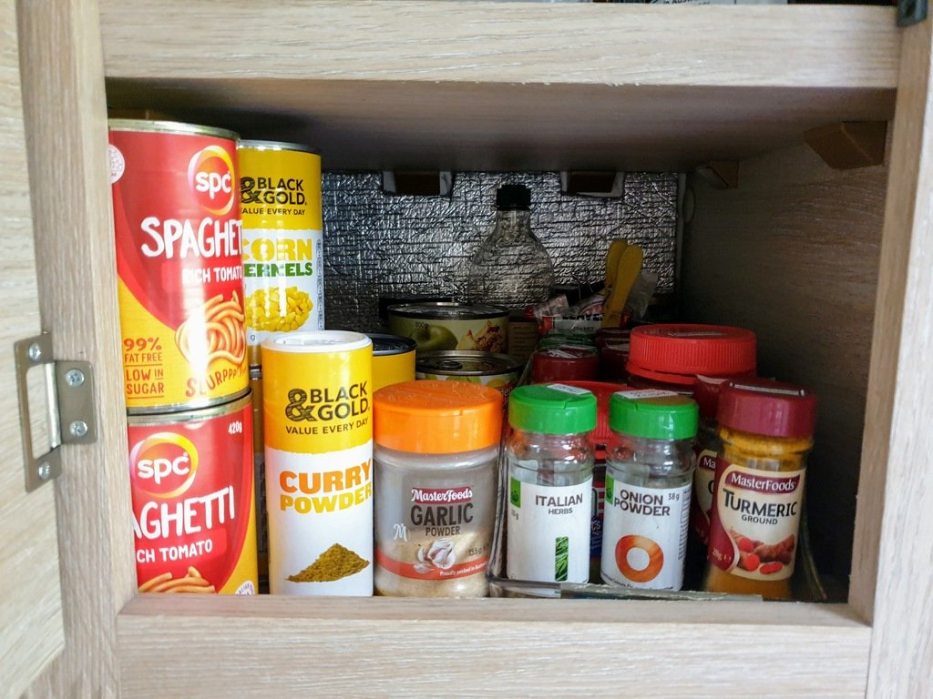 caravan storage ideas spices